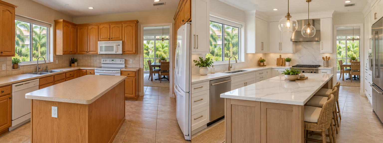 AI-generated after concept: Luxury Kitchen Renovation